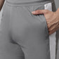 Jainish Men's Grey and White Striped Streachable Lycra Trackpants - Swadesiicart