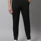 Jainish Men's Olive Green and White Striped Streachable Lycra Trackpants - Swadesiicart