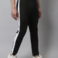 Jainish Men's Olive Green and White Striped Streachable Lycra Trackpants - Swadesiicart