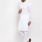 Jompers Men White Chikan Kurta Only | Swadesiicart