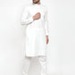 Jompers Men White Solid Kurta Only | Swadesiicart