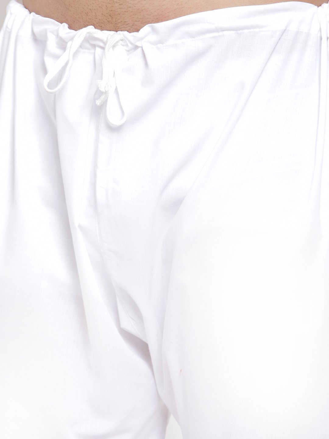 Jompers Men Sea Green & White Embroidered Kurta with Churidar | Swadesiicart