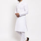 Jompers Men White Embroidered Kurta with Pyjamas | Swadesiicart