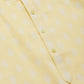 Jompers Men's Yellow Cotton Floral printed kurta Pyjama Set | Swadesiicart