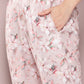 Jompers Women's Sequin Work Shrug with digital print Top and bottom - Peach - Swadesiicart