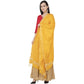 A R Silk Golden Border Regular Dupatta Color Yellow Dupatta or Chunni