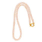 J Pearls New Single Line Peach Pearl Necklace - Real Pearl Jewelry | Swadesiicart