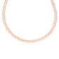 J Pearls New Single Line Peach Pearl Necklace - Real Pearl Jewelry | Swadesiicart