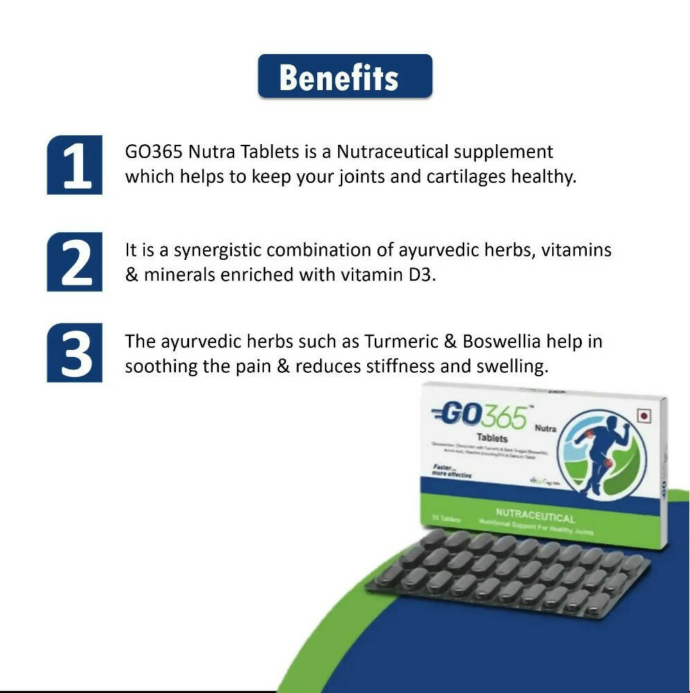 Charak GO365 Nutra Tablets - Swadesiicart