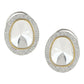 Diamond & Semi Precious Stone Oversized Studs- Ruby Raang | Swadesiicart