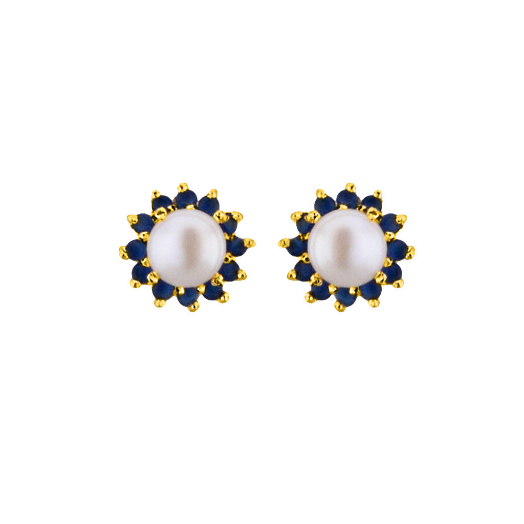 J Pearls Wonder Studs - Real Pearl Jewelry | Swadesiicart