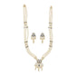 J Pearls Heena 3 Lines Rani Haar Necklace | Swadesiicart