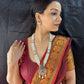 J Pearls Heena 3 Lines Rani Haar Necklace | Swadesiicart