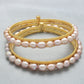 J Pearls Unique Pearl Bangles - Swadesiicart