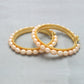 J Pearls Classique Pearl Bangles - Swadesiicart