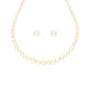 J Pearls Single Line Round Pearl Necklace - Real Pearl Jewelry | Swadesiicart