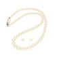 J Pearls Single Line Round Pearl Necklace - Real Pearl Jewelry | Swadesiicart