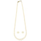 J Pearls Single Line Round Pearl Necklace - Real Pearl Jewelry | Swadesiicart
