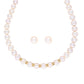J Pearls Simple Pearl Set - Real Pearl Jewelry - Swadesiicart