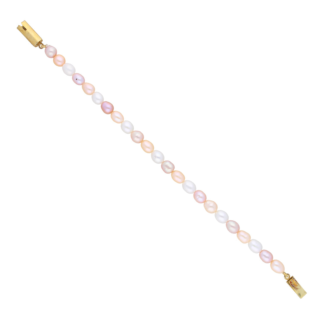 J Pearls Dazzling Pearl Bracelet - Real Pearl Jewelry - Swadesiicart