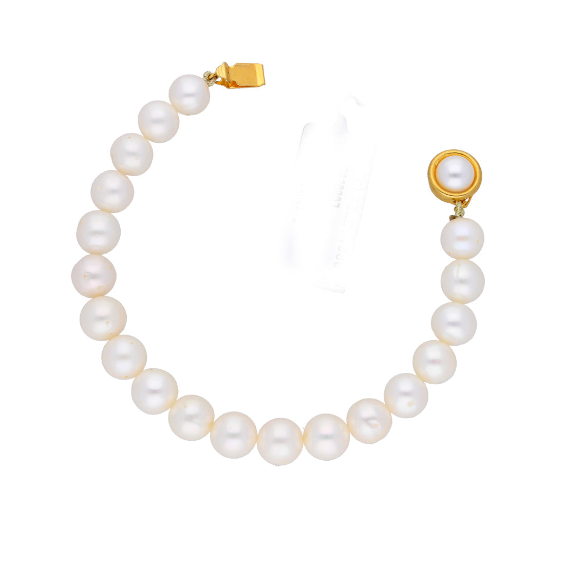 J Pearls Lucky Pearl Bracelet - Real Pearl Jewelry - Swadesiicart