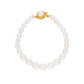 J Pearls White Charm Pearl Bracelet - Real Pearl Jewelry - J Pearls