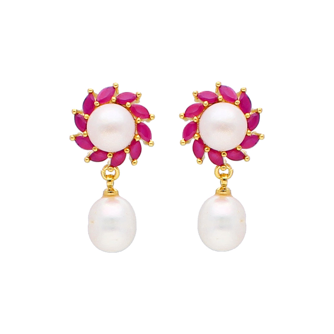 J Pearls Dhriti Pearl Earrings - Real Pearl Jewelry - J Pearls
