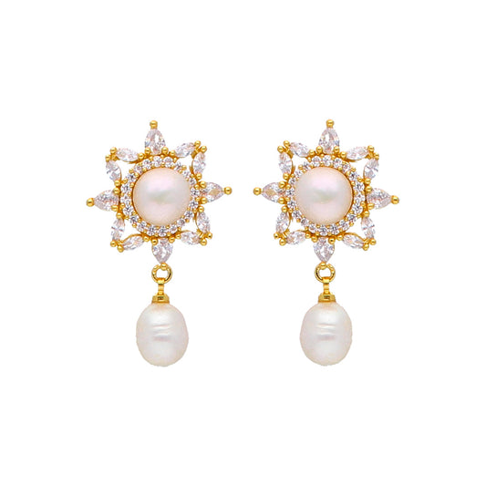 J Pearls Ferna Pearl Earrings - Real Pearl Jewelry - J Pearls