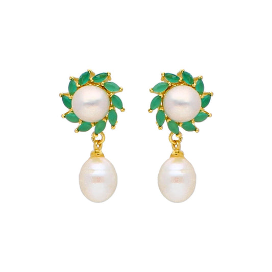 J Pearls Richa Pearl Earrings - Real Pearl Jewelry - J Pearls