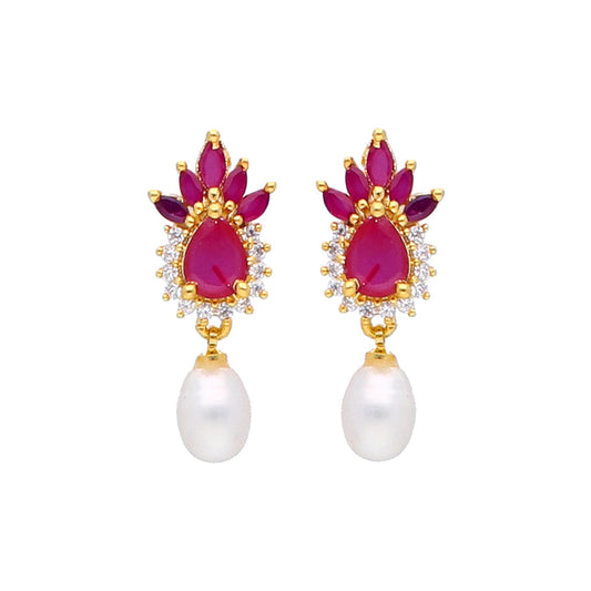 J Pearls Sparkle Pearl Earrings - Real Pearl Jewelry - J Pearls