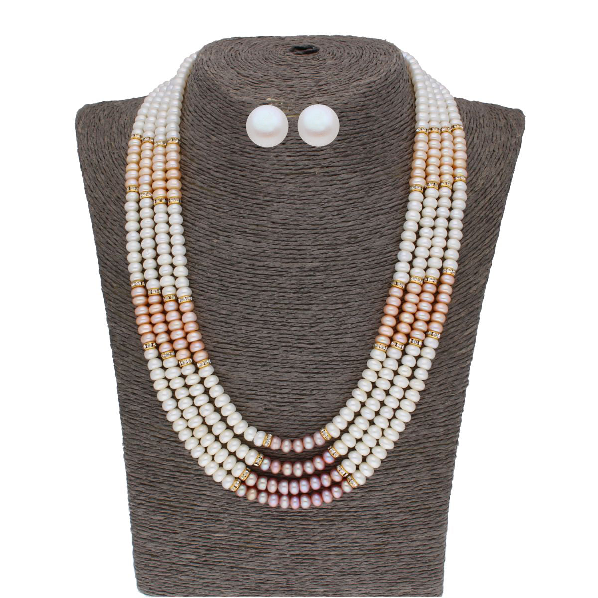 J Pearls 4 Line Pearl Set - Real Pearl Jewelry - J Pearls