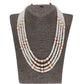 J Pearls 4 Line 4-5Mm Oval Pearl Set - Real Pearl Jewelry - Swadesiicart