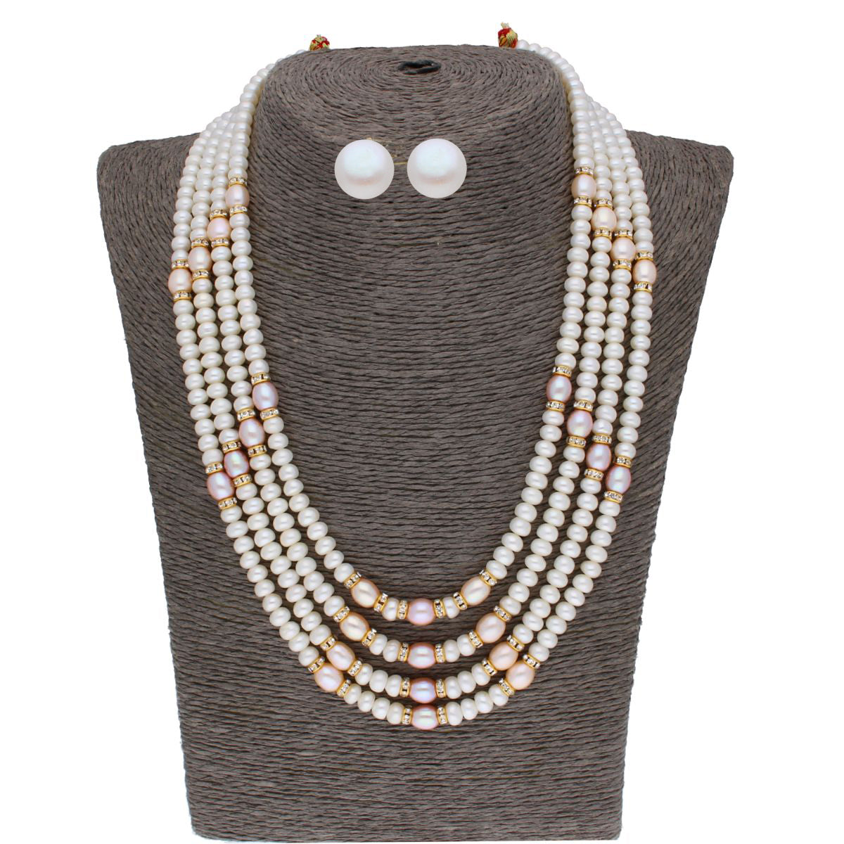 J Pearls 4 Line 4-5Mm Oval Pearl Set - Real Pearl Jewelry - J Pearls
