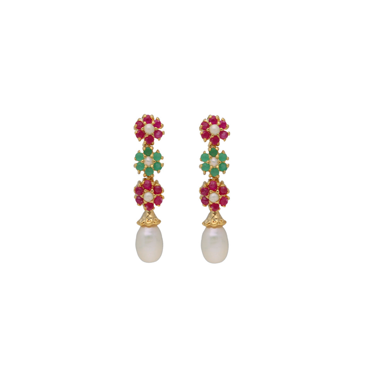 J Pearls Cherry Pearl Necklace - Real Pearl Jewelry | Swadesiicart