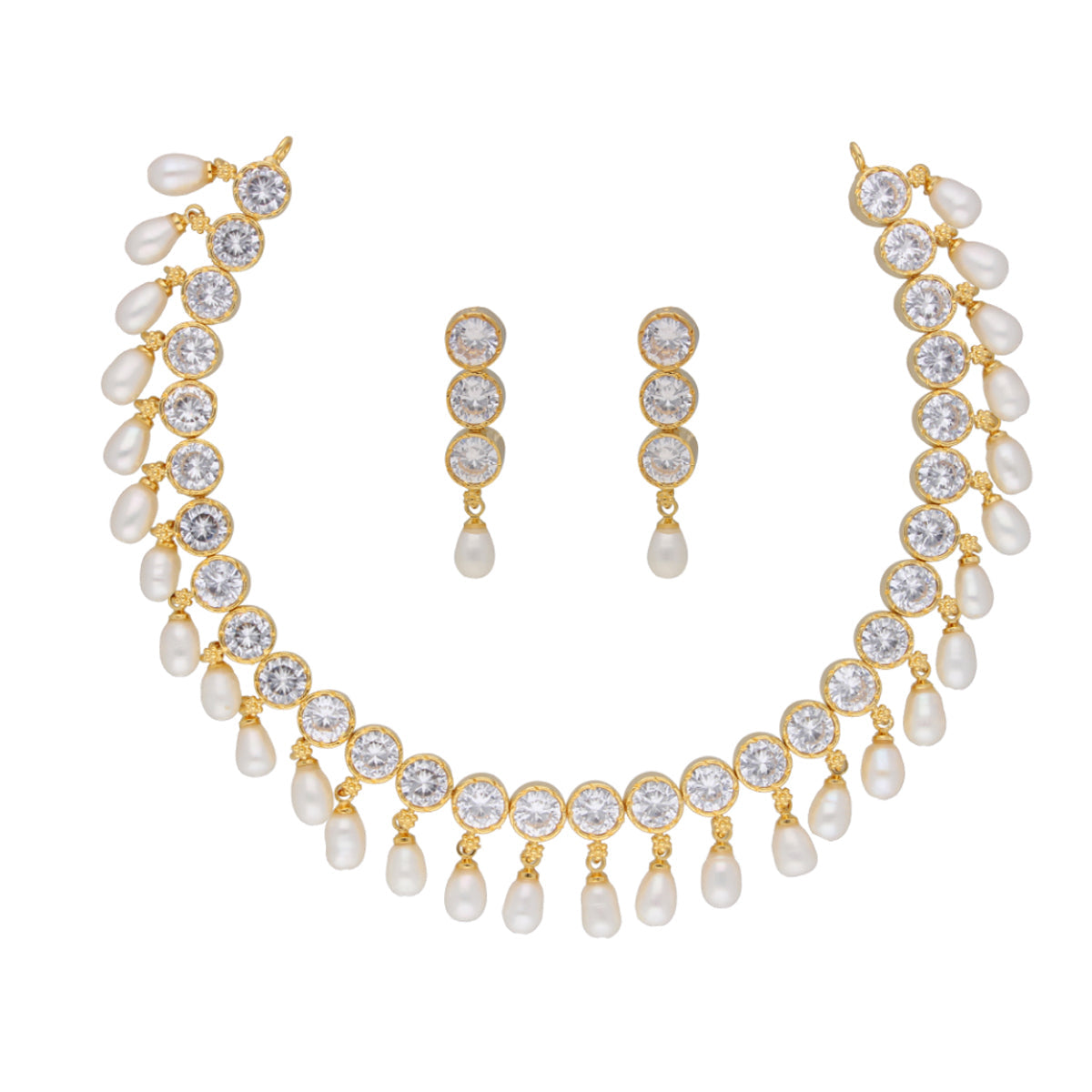 J Pearls Trendy Pearl Necklace - Real Pearl Jewelry | Swadesiicart