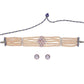 J Pearls Jaahnavi 5 Lines Round Pearl Choker - Real Pearl Jewelry | Swadesiicart