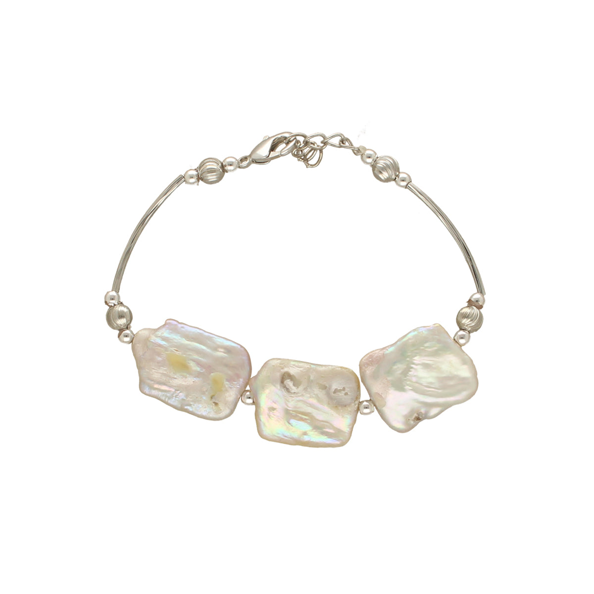 J Pearls Zarna 1 Line Pearl Bracelet - Swadesiicart