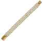 J Pearls Zaida 2 Lines Pearl Bracelet - Swadesiicart