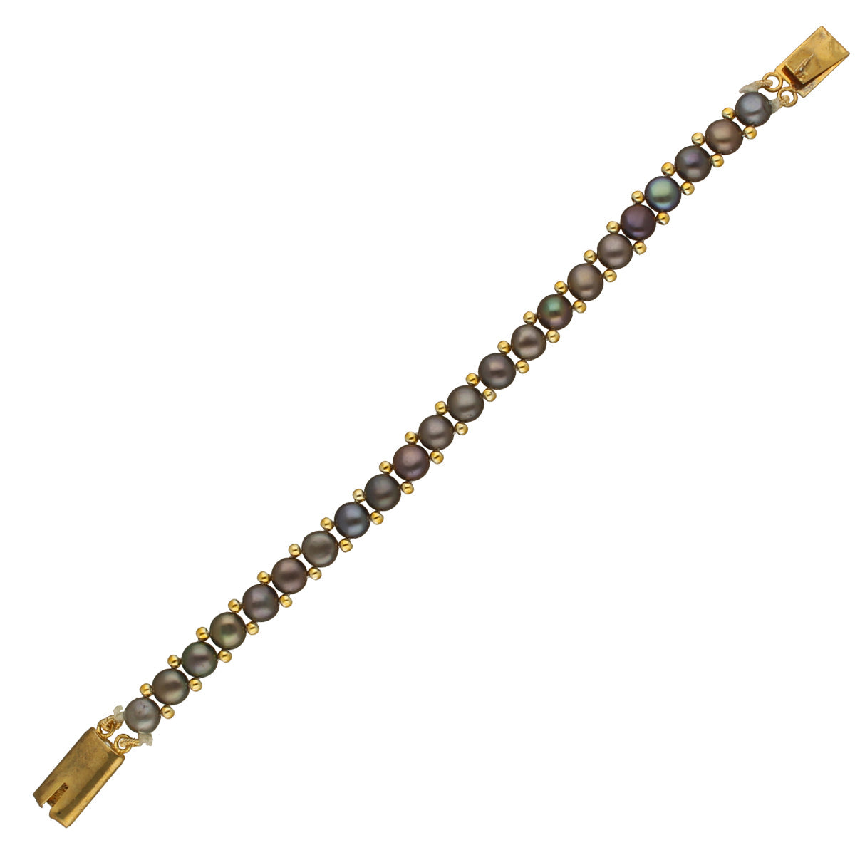 J Pearls Zaha 1 Line Pearl Bracelet - Swadesiicart