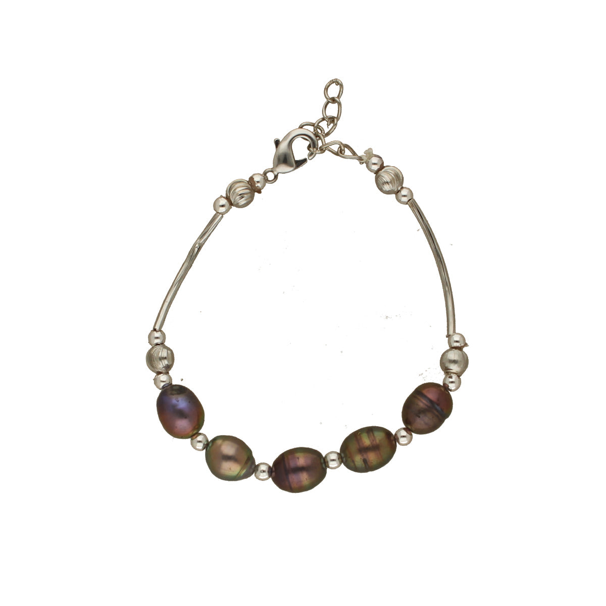 J Pearls Zara 1 Line Pearl Bracelet - Swadesiicart