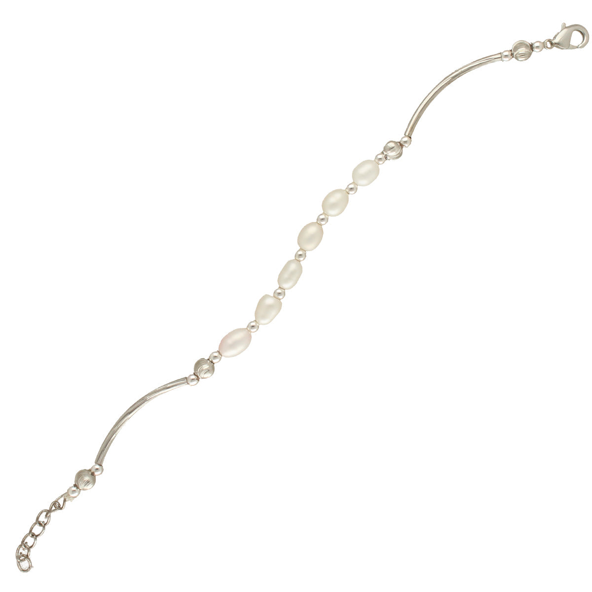 J Pearls Unique 1 Line Pearl Bracelet - Swadesiicart