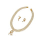 J Pearls Ehani 2 Lines Pearl Necklace | Swadesiicart