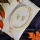 J Pearls Ehani 2 Lines Pearl Necklace | Swadesiicart