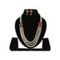 J Pearls Fani 3 Lines Pearl Necklace | Swadesiicart