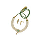 J Pearls Charming 2 String White Pearl Choker | Swadesiicart