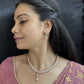 J Pearls Fenny 1 Line Pearl Necklace | Swadesiicart