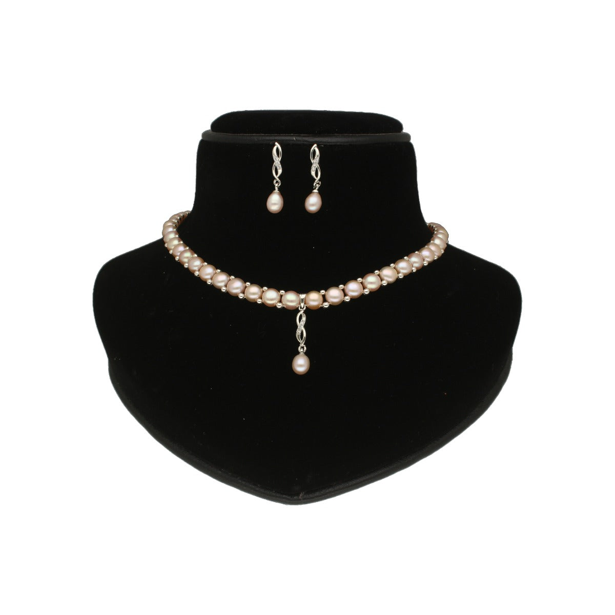 J Pearls Fenny 1 Line Pearl Necklace | Swadesiicart