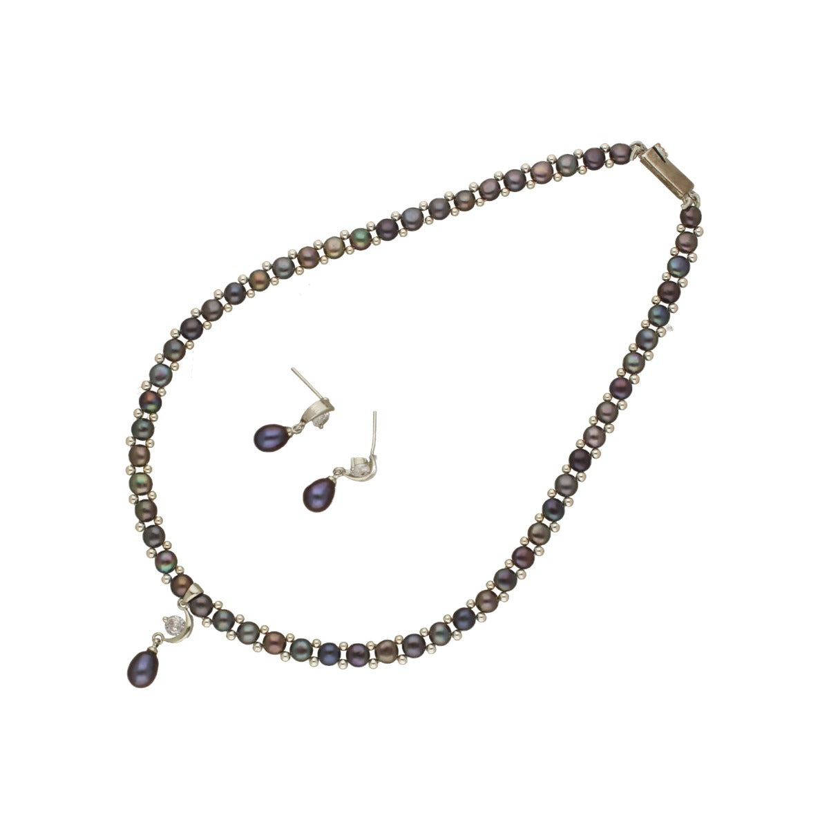 J Pearls Isha 1 Line Pearl Necklace | Swadesiicart