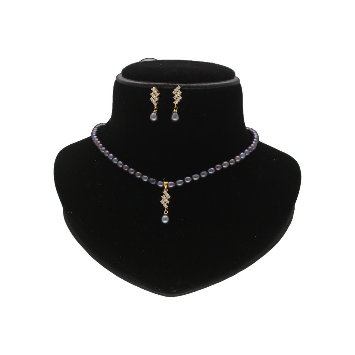 J Pearls Lopa 1 Line Pearl Necklace | Swadesiicart