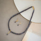 J Pearls Lopa 1 Line Pearl Necklace | Swadesiicart